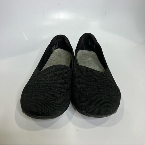 Clarks black knit flats casual women’s size 7 - Picture 2 of 8